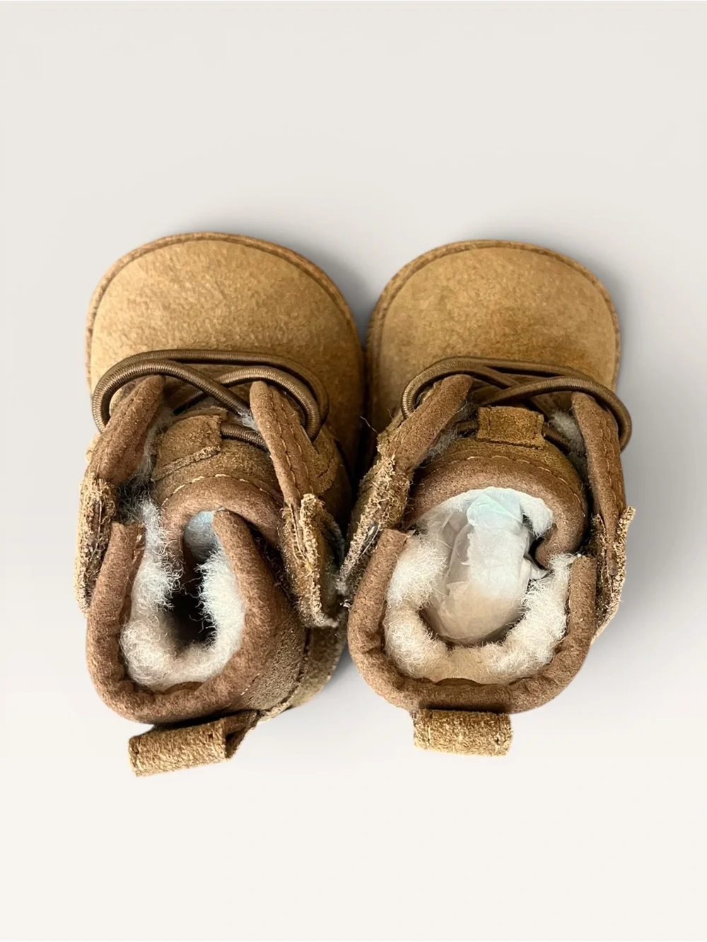 UGG Mini Chestnut Suede Baby Booties